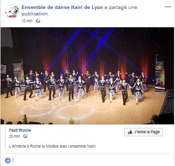 L&rsquo;Arménie à Roche la Molière avec l&rsquo;ensemble Nairi