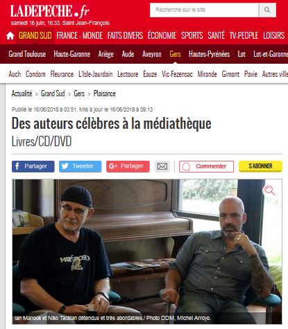 Des auteurs célèbres à la médiathèque