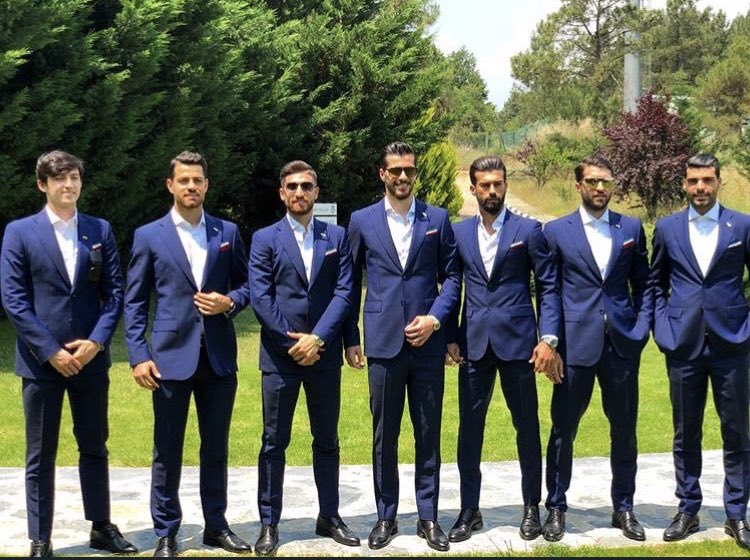 La sélection iranienne habillée par la marque irano-arménienne Acopianinc