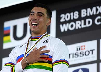 Léo Garoyan gagne le championnat du monde junior de BMX à Bakou !
