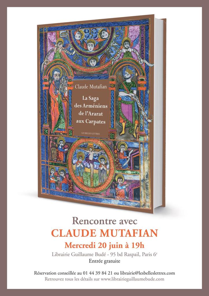 Rencontre avec Claude Mutafian à l&rsquo;occasion de la sortie de son dernier livre