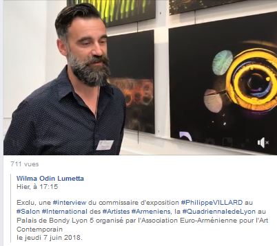 Exclu, une interview du commissaire d&rsquo;exposition Philippe VILLARD au Salon International des Artistes Arméniens