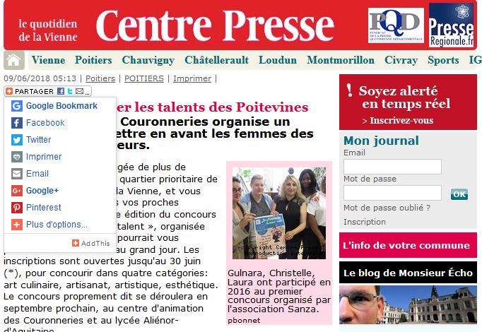 Sanza veut révéler les talents des Poitevines