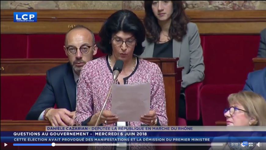 Situation en Arménie : Danièle Cazarian  interroge Nathalie Loiseau, Ministre auprès du Ministre de l&rsquo;Europe et des Affaires étrangères