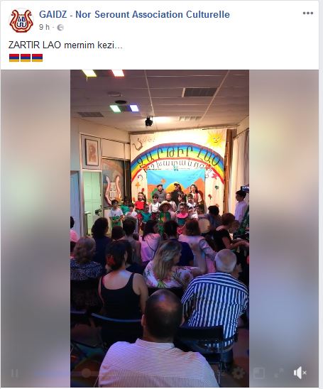 GAIDZ – Nor Serount Association Culturelle : ZARTIR LAO mernim kezi…