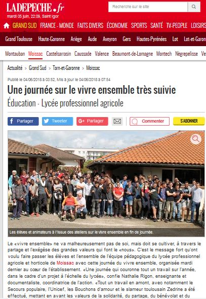 Une journée sur le vivre ensemble très suivie