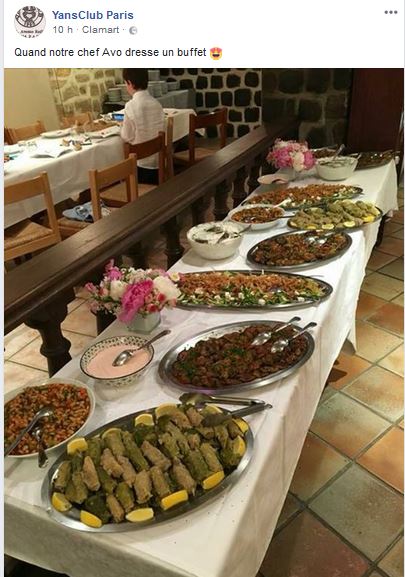 Yans Club Paris : Quand notre chef Avo dresse un buffet