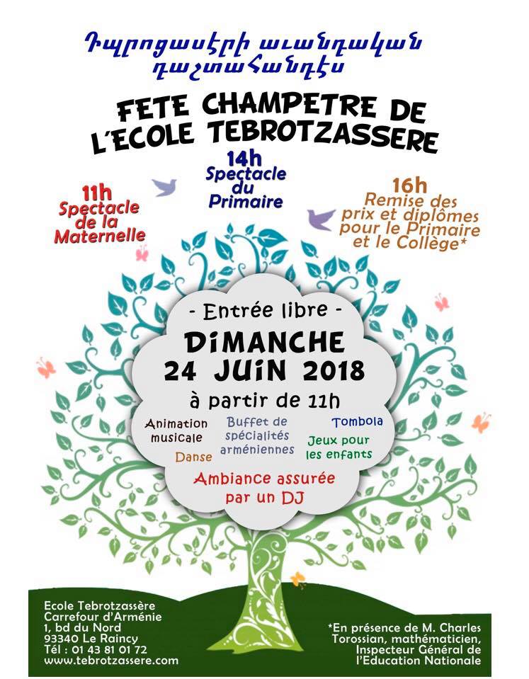 Fête champêtre de l&rsquo;école Tebrotzassere