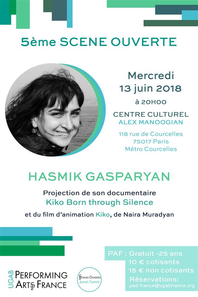 Cinquième et dernière Scène Ouverte avec Hasmik Gasparyan