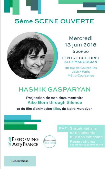 Cinquième et dernière Scène Ouverte avec Hasmik Gasparyan