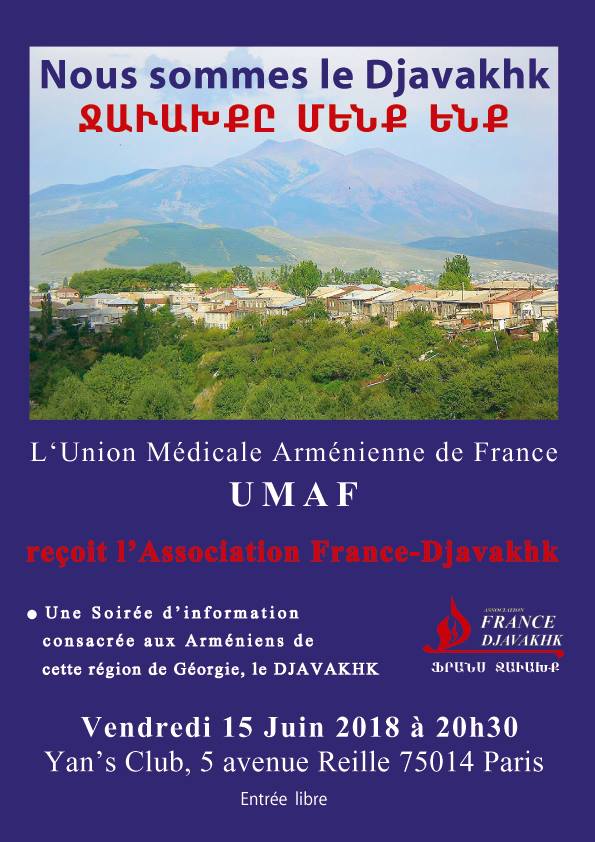 L&rsquo;UMAF reçoit l&rsquo;association France-Djavakhk