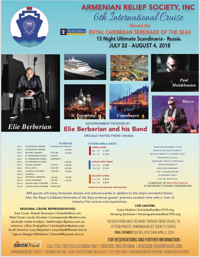 Participez à la 6ème croisière internationale du HOM, du 22 juillet au 4 août 2018.