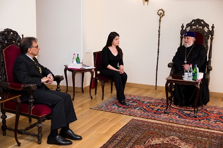 Le Catholicos de tous les Arméniens a reçu l&rsquo;ambassadeur brésilien