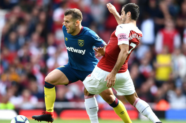 Arsenal-West Ham : 3-1. Henrikh Mkhitaryan qui joua toute la rencontre n’a pas marqué