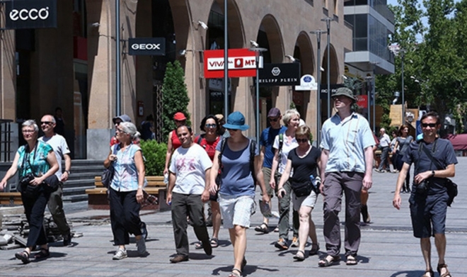 Croissance de 10,2% du tourisme en Arménie au 1er semestre 2018