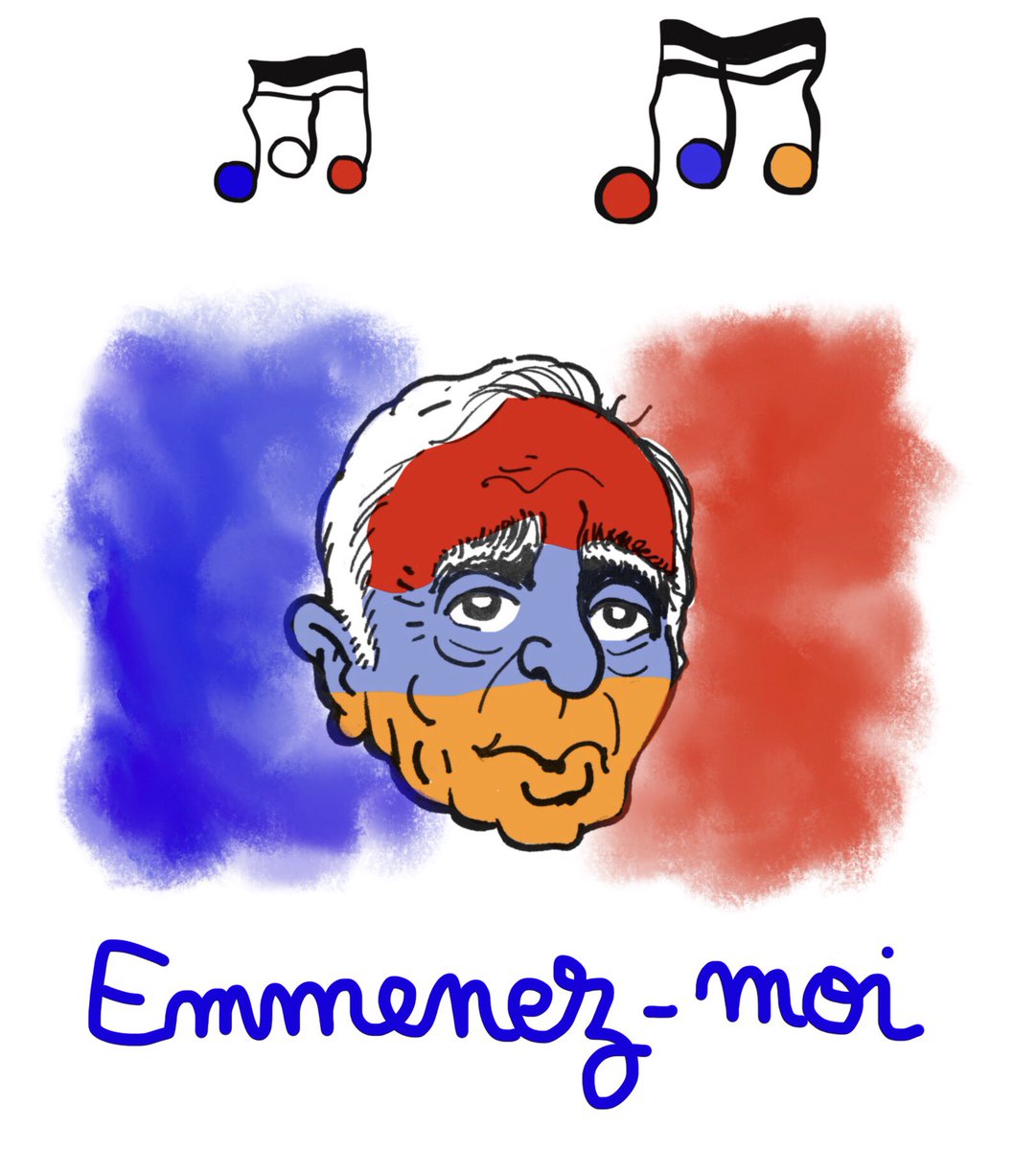 Hommage : Aznavour croqué par Plantu