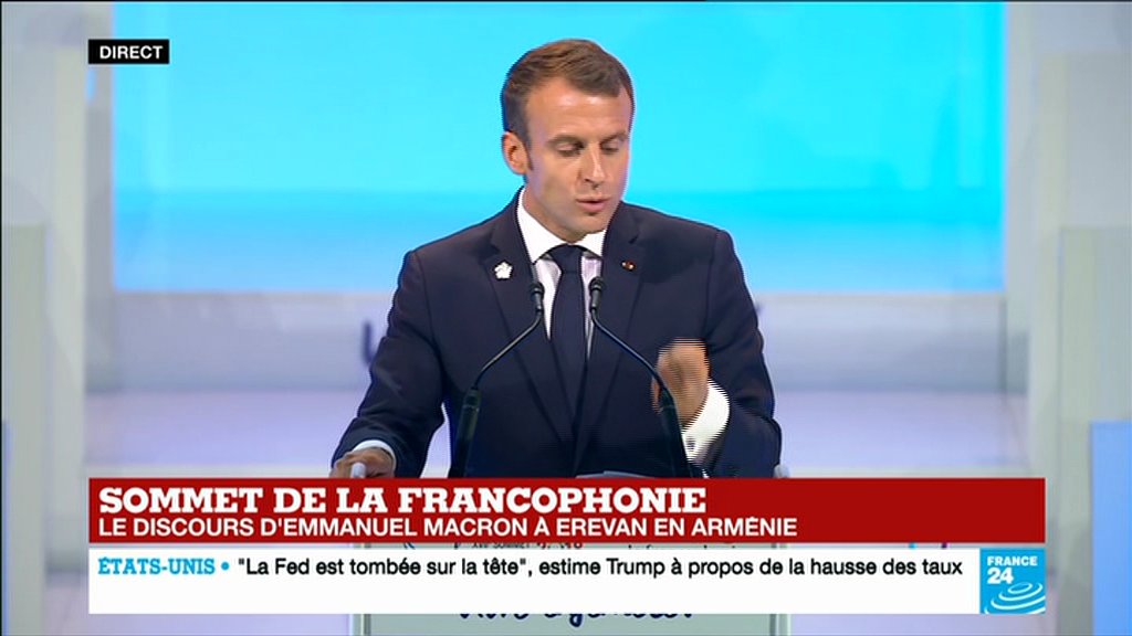 Le discours d&rsquo;Emmanuel Macron au Sommet de la Francophonie