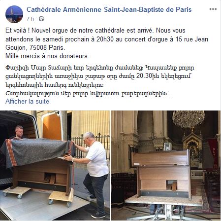 Et voilà ! Le nouvel orgue de notre cathédrale est arrivé