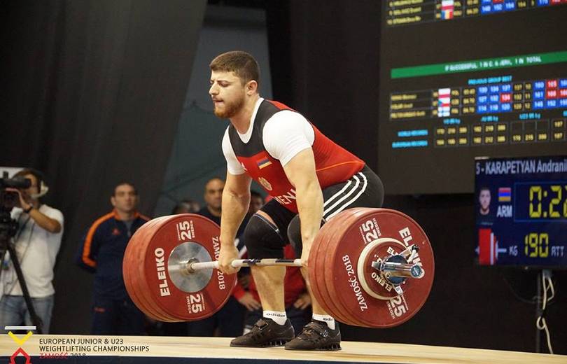 Antranik Karapetyan (Arménie) champion d’Europe des -23 ans des 85 kg