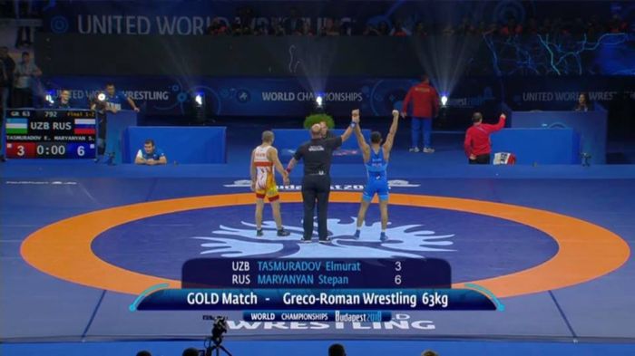 L’Arménien Stepan Maryanyan (63 kg) offre à la Russie un titre de champion du monde de lutte gréco-romaine à Budapest