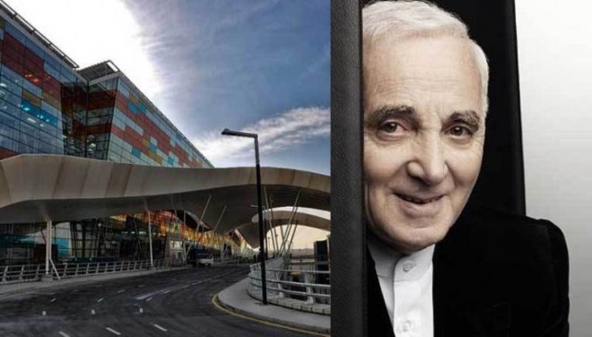 Le ministère arménien de la Culture étudie l’idée d’un changement de l’aéroport international Zvartnots d’Erévan en Charles Aznavour