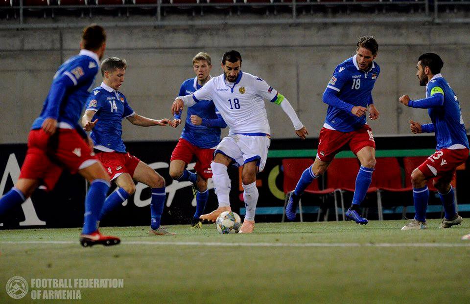 Lichtenstein-Arménie : 2-2, l’Arménie éliminée