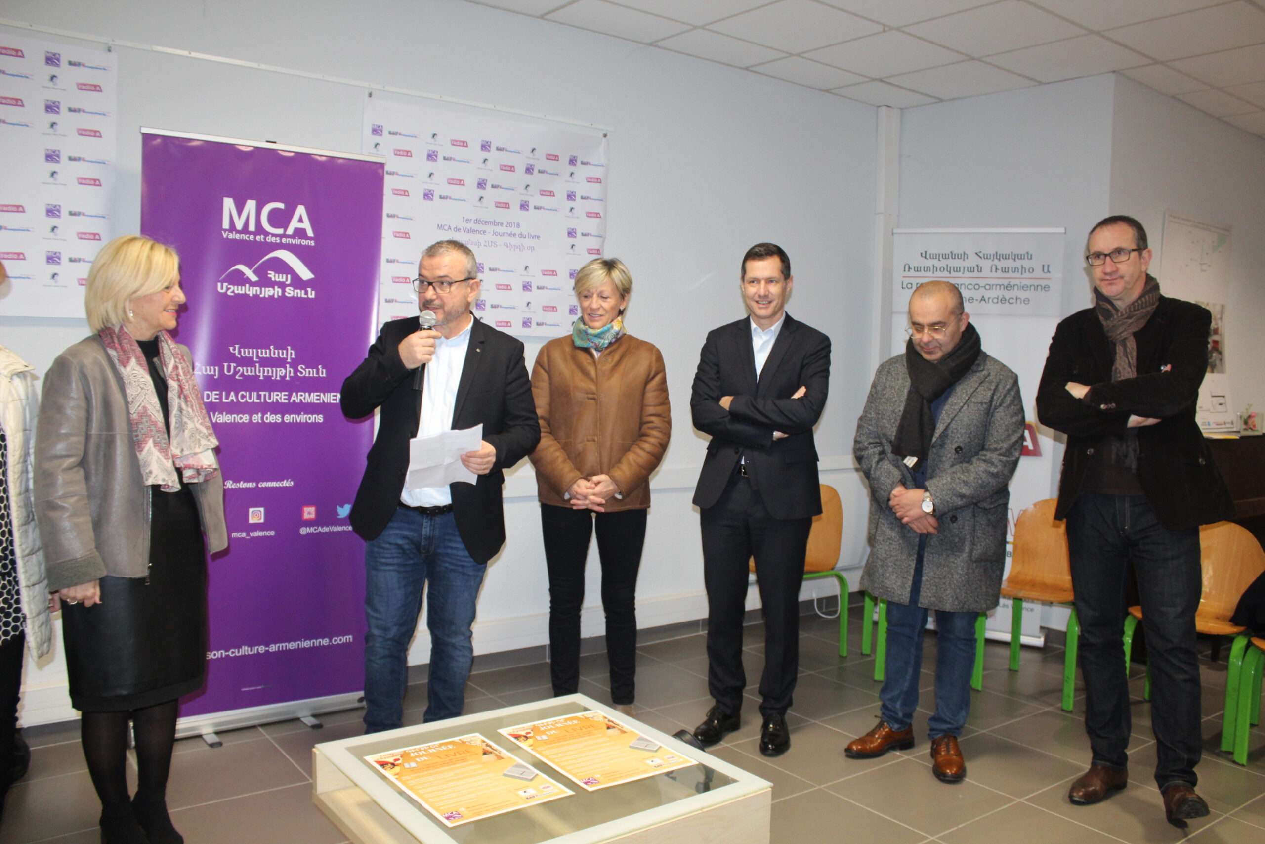 Inauguration de la 1ère édition de la Journée du Livre à la MCA de Valence