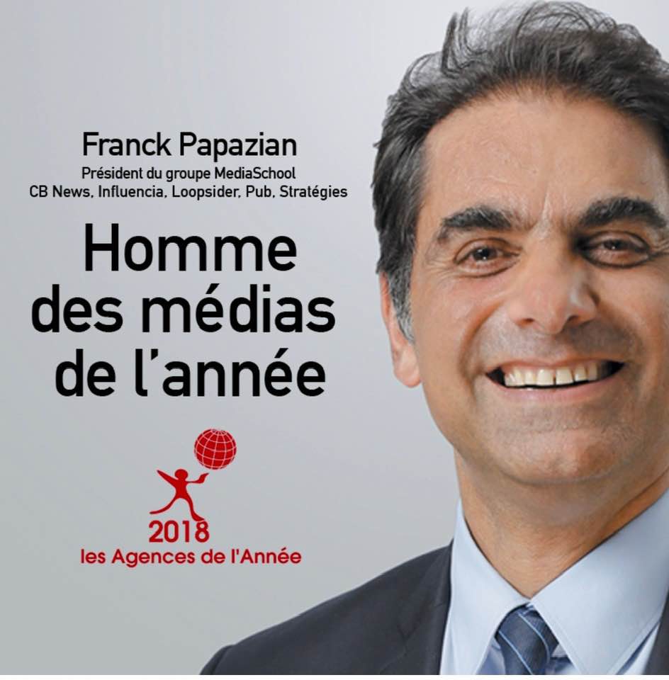 Franck (Mourad) Papazian désigné «Homme des Médias de l&rsquo;Année»