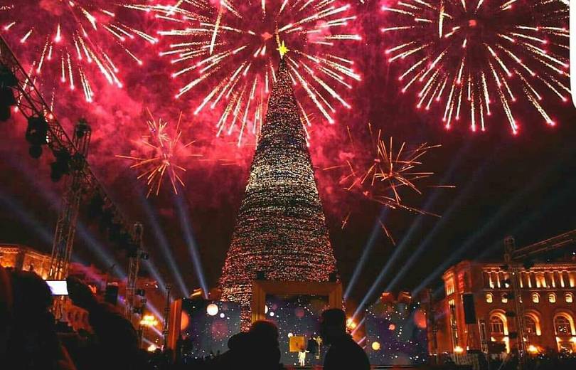 L’Arbre de Noël d’Erévan, classé à la 17e place mondiale par le site European Best Destinations