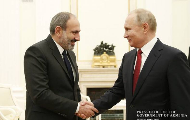 Nikol Pachinian au Kremlin a rencontré Vladimir Poutine et invité le président russe en Arménie l’an prochain