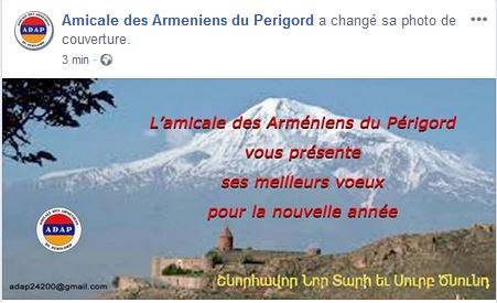 L&rsquo;Amicale des Arméniens du Perigord vous présente ses voeux