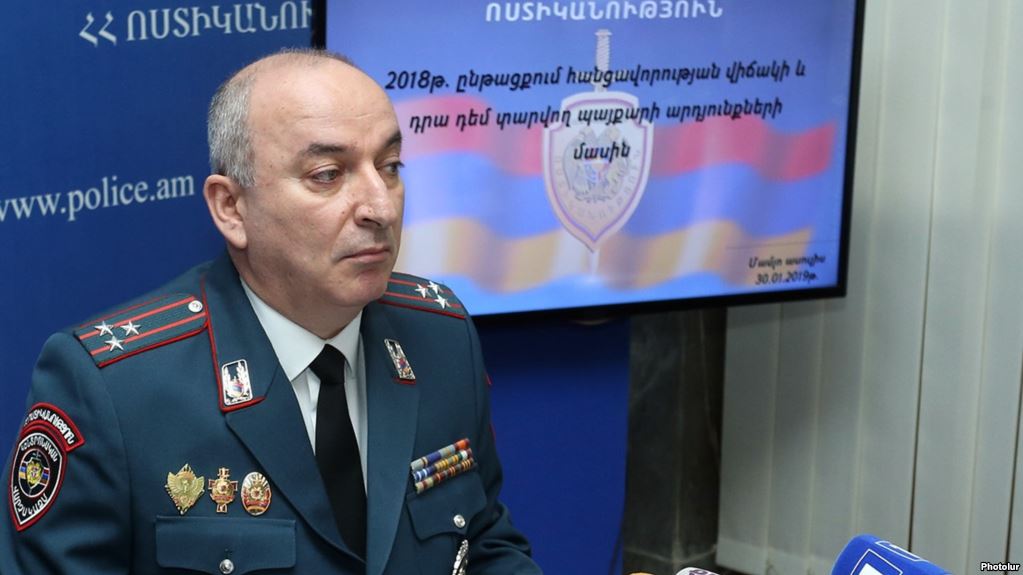 Augmentation du taux de criminalité en Arménie en 2018