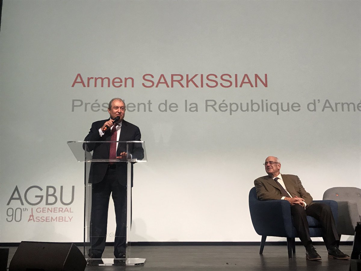 L’entrepreneuriat en débat : conférences de l’UGAB, en présence d’Armen Sarkissian