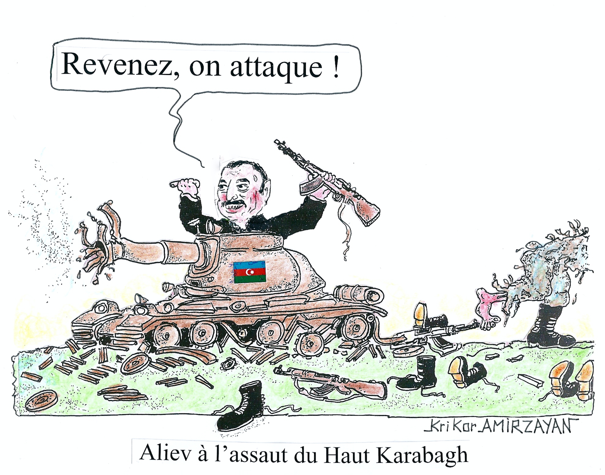 Ilham Aliev : « face à l’Arménie, l’Azerbaïdjan a une supériorité à la table des négociations, comme sur le champ de bataille »