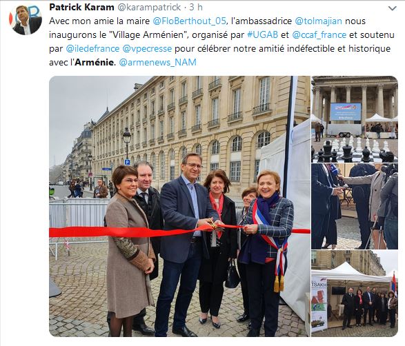Nous inaugurons le Village Arménien