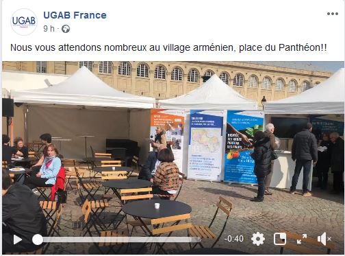 Nous vous attendons nombreux au village arménien, place du Panthéon!!
