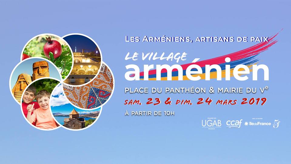Village arménien sur le Place du Panthéon et dans la mairie du 5e