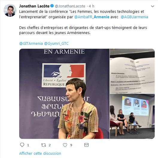 Lancement de la conférence Les Femmes, les nouvelles technologies et l&rsquo;entreprenariat