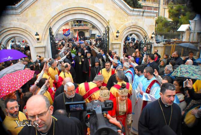 L’église apostolique arménienne des Quarante Martyrs d’Alep (Syrie) partiellement détruite en 2015 a été rénovée et réouverte aux fidèles, consécration en présence du Catholicos Aram Ier