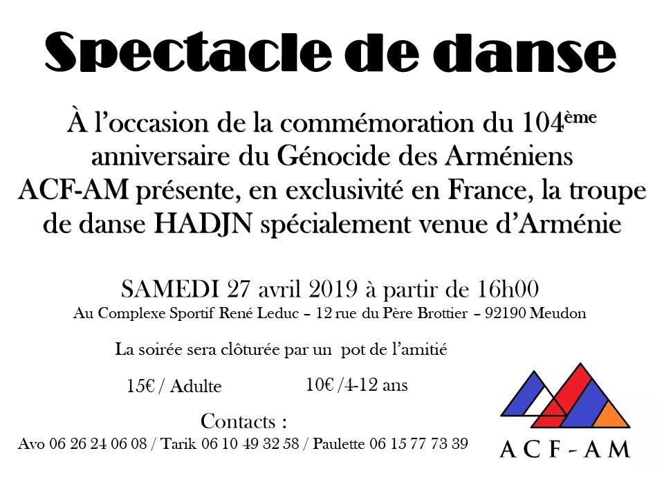 Commémoration à Meudon, avec un spectacle de danse
