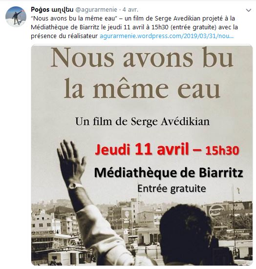 Le mois de l&rsquo;Arménie à Biarritz