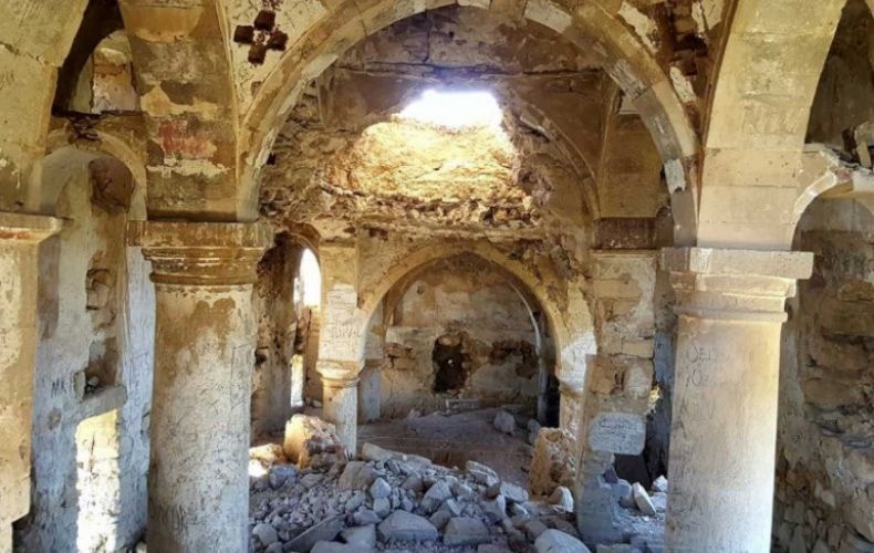 Le complexe monastique arménien Sourp Kévork d’Elazig (Kharpert) à l’abandon, menace de s’effondrer