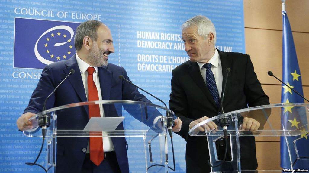 Le leader du Conseil de l’Europe salue les progrès de l’Arménie