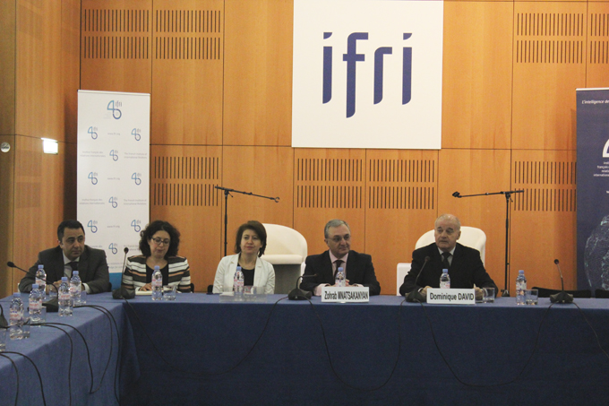 Le ministre Zohrab Mnatsakanyan à l’IFRI de Paris