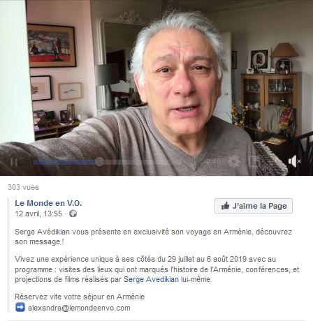 Serge Avédikian vous présente en exclusivité son voyage en Arménie
