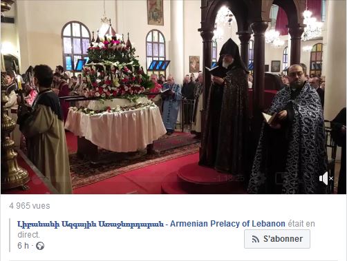 Les arméniens de Bourj Hamoud (Beyrouth) célèbre le Vendredi Saint