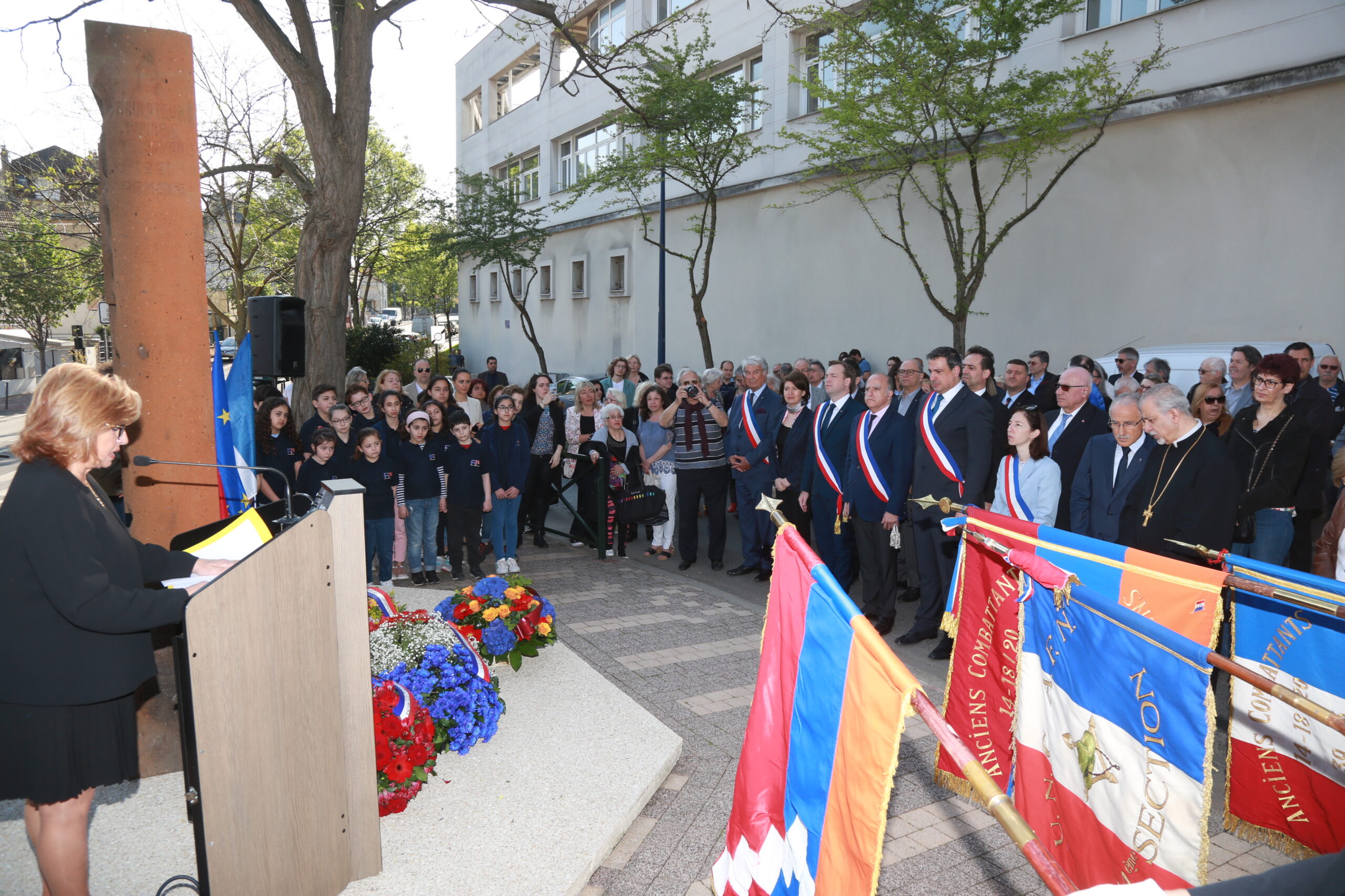 La ville s’est recueillie samedi 20 avril, en mémoire des victimes du génocide