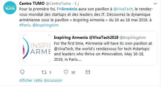 Pour la première fois, l’Arménie aura son pavillon à VivaTech, le rendez-vous mondial des startups et des leaders des IT