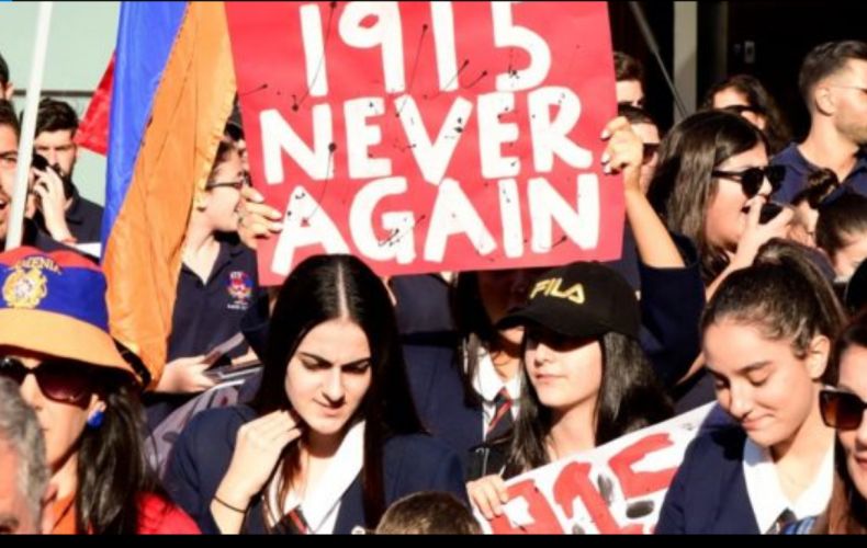 Un millier de manifestants le 28 avril à Sydney (Australie) ont protesté contre le Premier ministre australien qui a évité d’employer le terme « génocide »