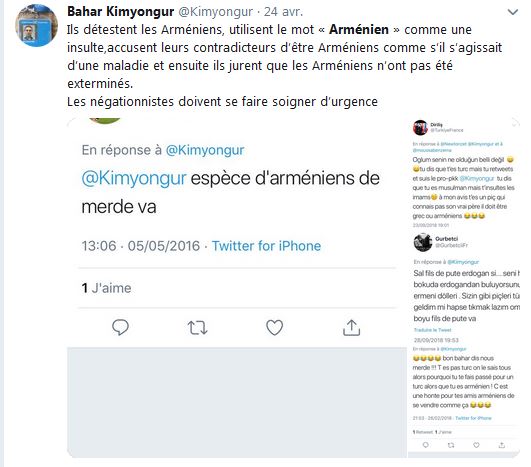 Ils détestent les Arméniens